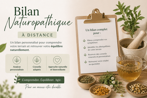 Bilan naturopathie à distance