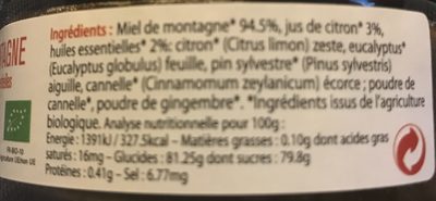 AAgaard Grog au miel de montagne bio et aux huiles essentielles - 130 gr