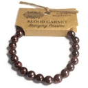Bracelet de Puissance - Grenat Sanguine