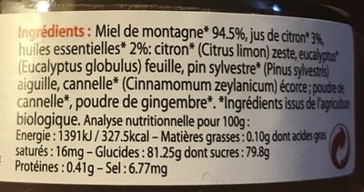 AAgaard Grog au miel de montagne bio et aux huiles essentielles - 130 gr