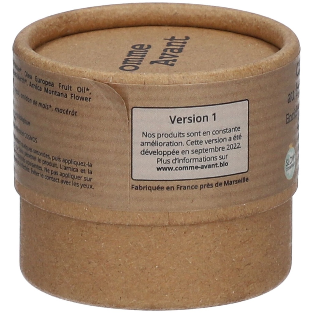 Crème solide au beurre de karité (arnica et rose)