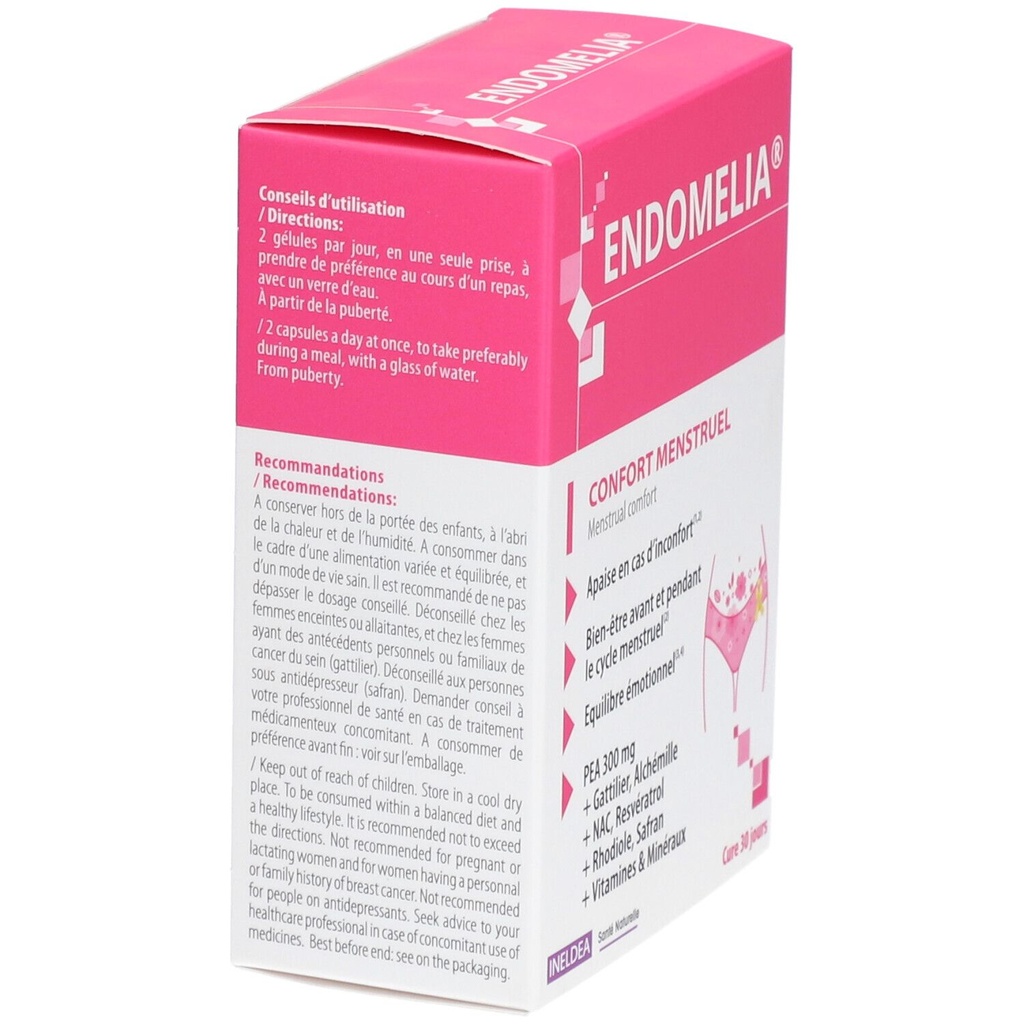ENDOMELIA Confort menstruel 60 gélules
