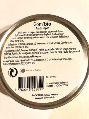 EO GOM APRES-REPAS 45gr