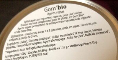 EO GOM APRES-REPAS 45gr