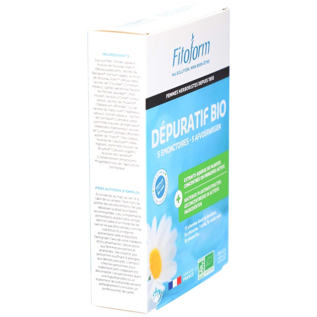 Fitoform Dépuratif Bio 20 amp.