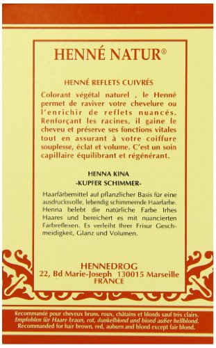 Henné poudre cuivre naturel 85g