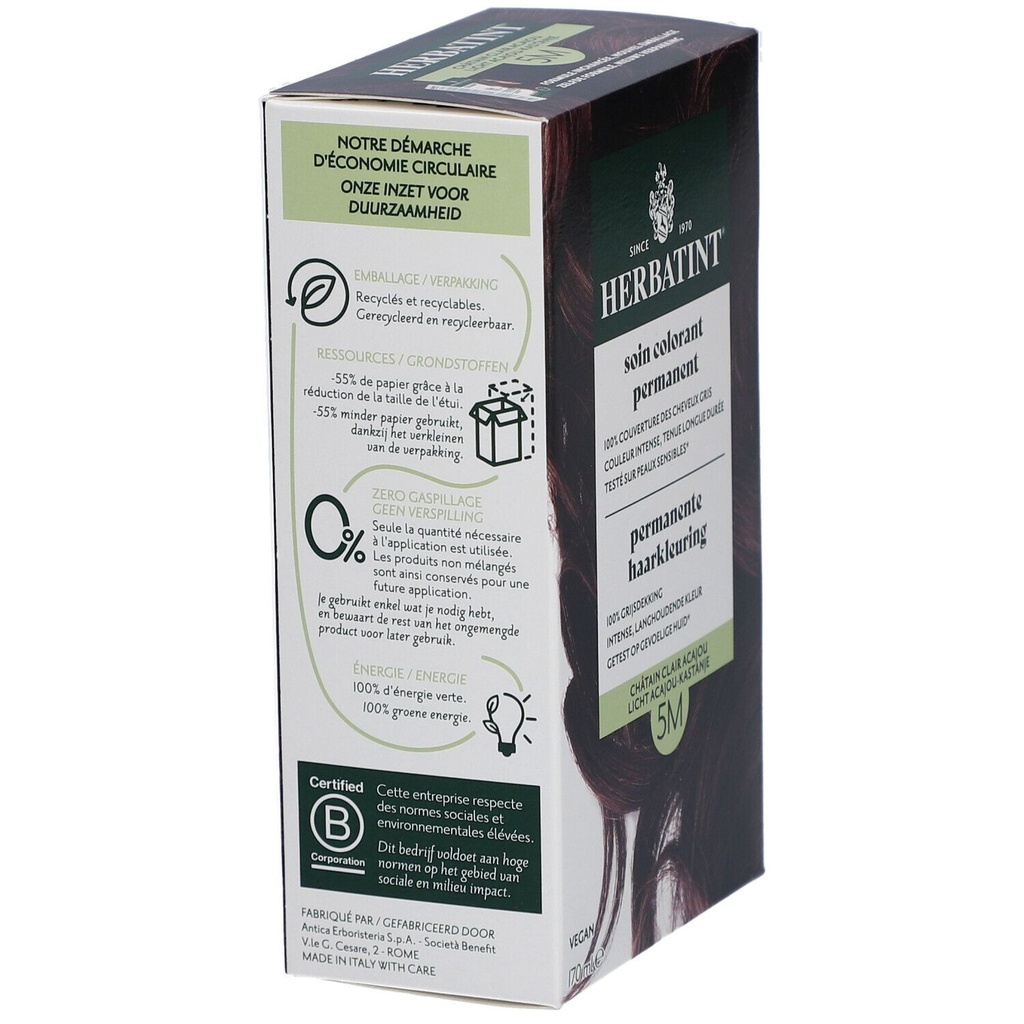 Herbatint 5M Châtain acajou clair