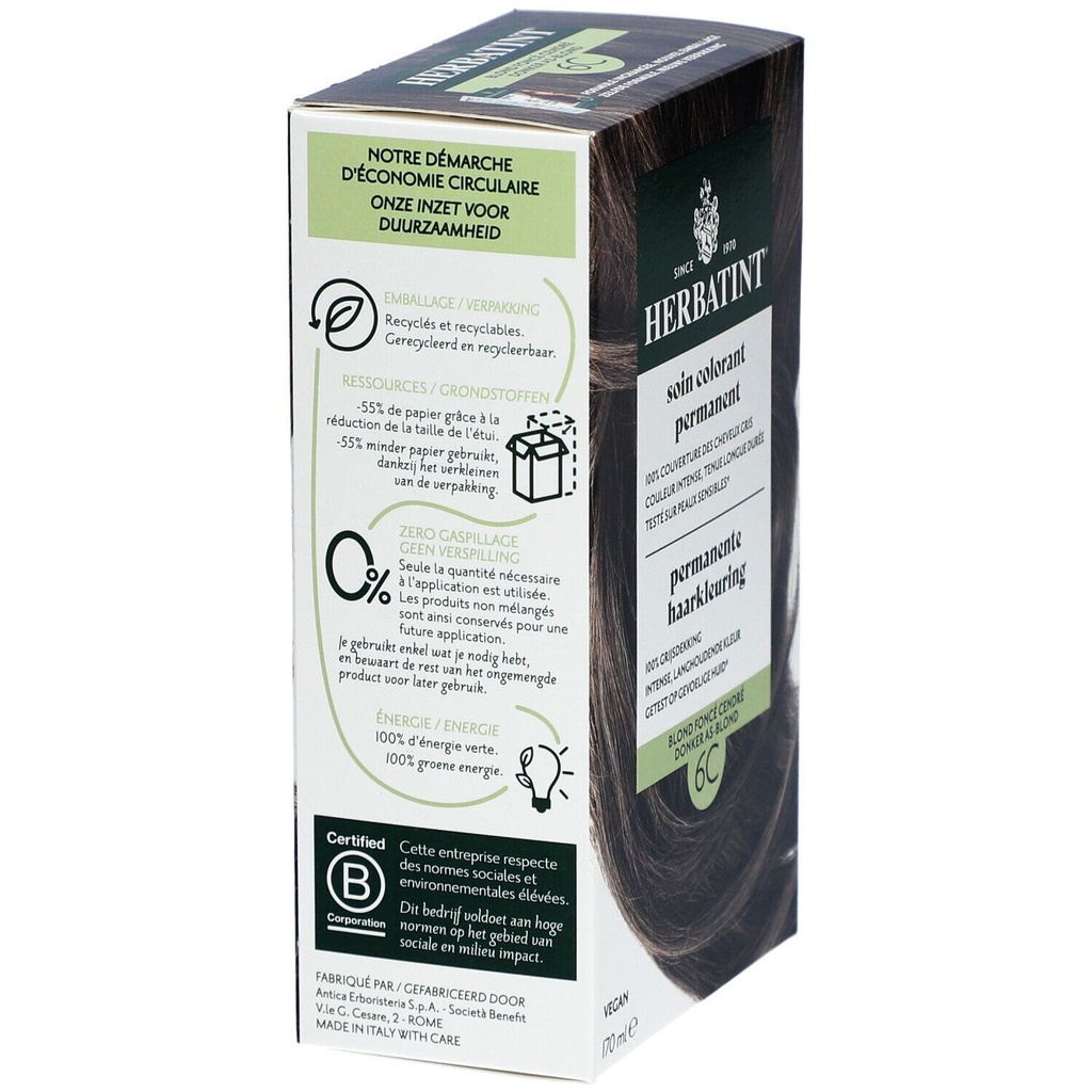 Herbatint 6C blond foncé cendré