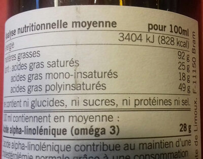 Huile de cameline france bio 25cl