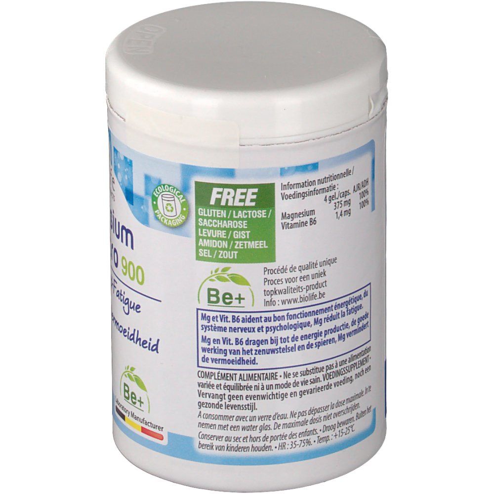 Magnesium Quatro 900 60 Gél.