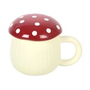 Tasse à couvercle champignon