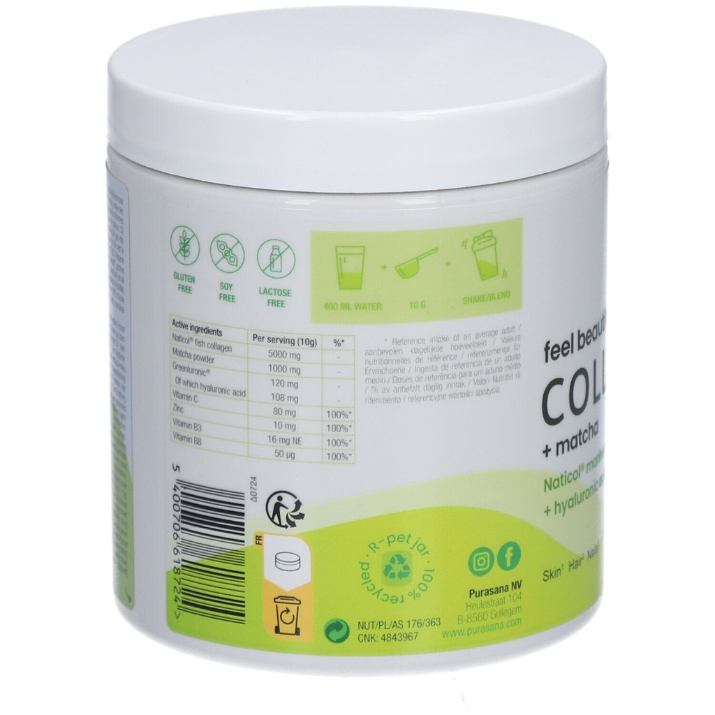 collagène marin matcha 240g