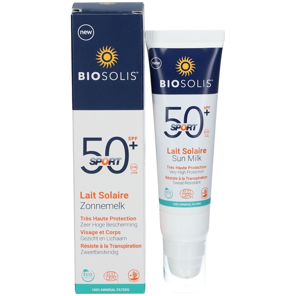Biosolis Sport Sun Milk SPF 50+ 50 Ml
