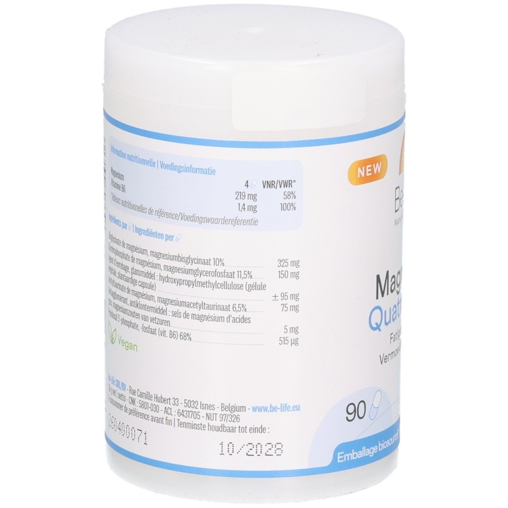 Magnesium Quatro Junior 90 Gél.