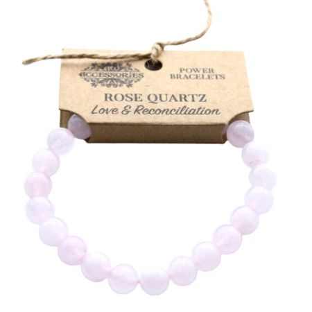 Bracelet de Puissance - Quartz rose Amour et Réconciliation