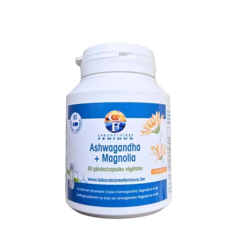 Ashwaganda + magnolia - 60 gélules