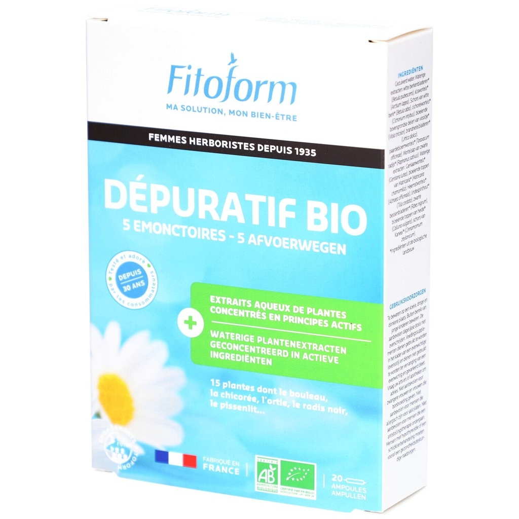 Fitoform Dépuratif Bio 20 amp.