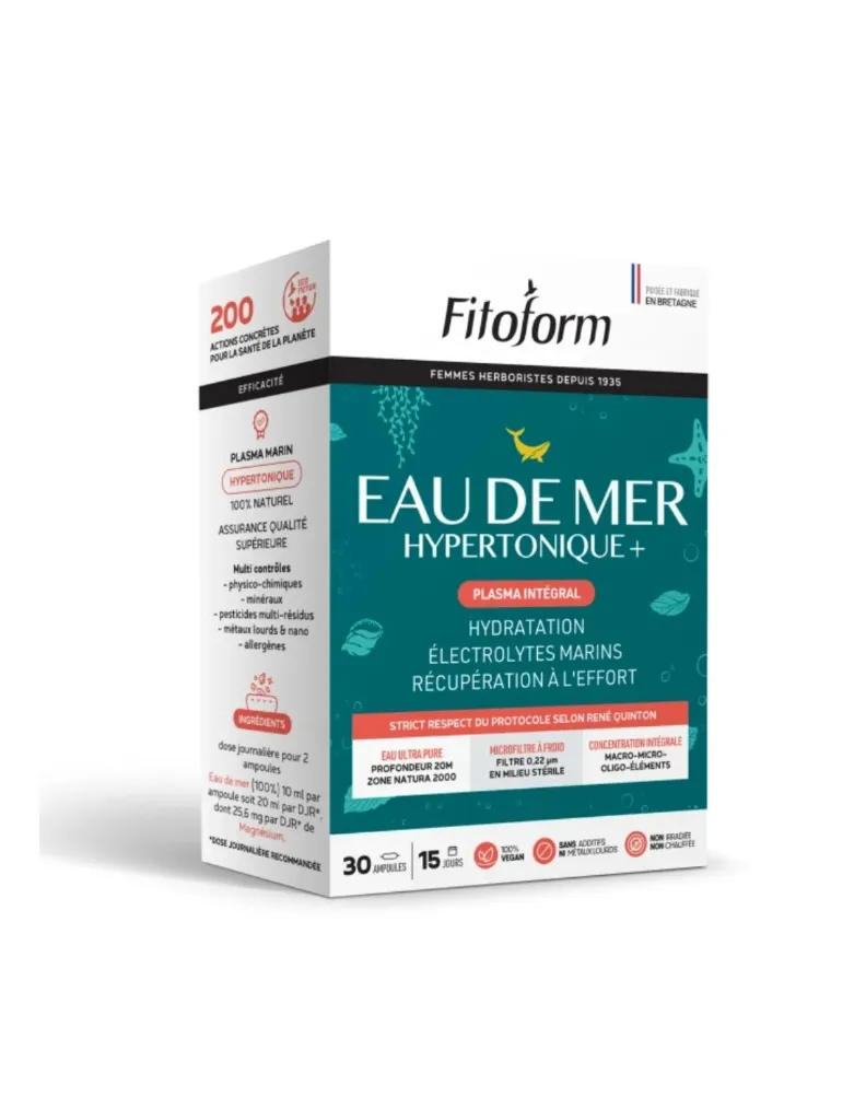 Fitoform L'hypertonique eau de mer 30 amp.