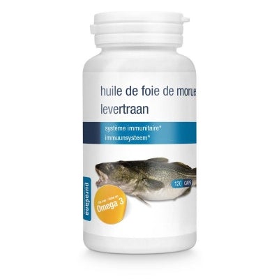 Huile de foie de morue gélules - 120 gélules - Purasana