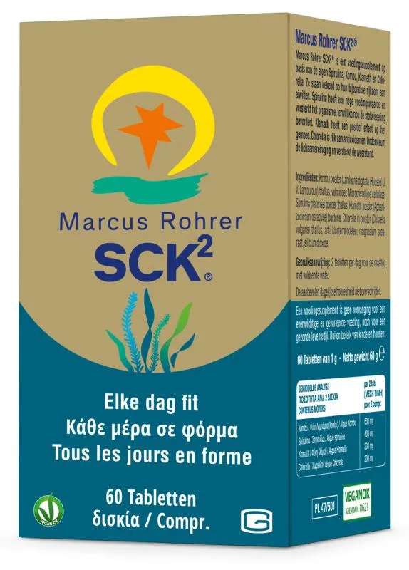 SCK² (spiruline/chorella/kombu/klamath) - 60 tabl