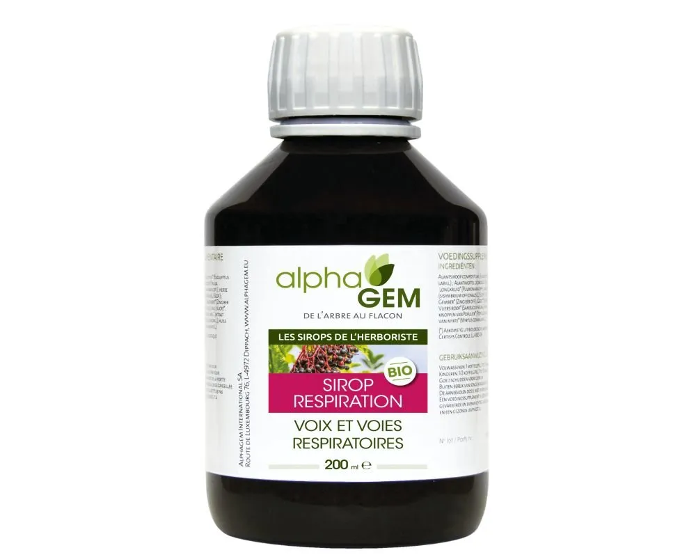Sirop Respiration 200ml Alphagem