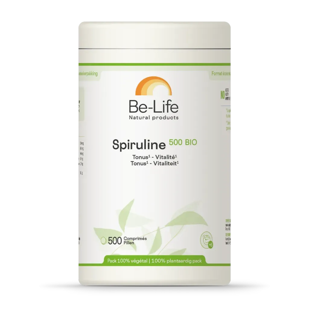 Spiruline 500 BIO 500 tabs.
