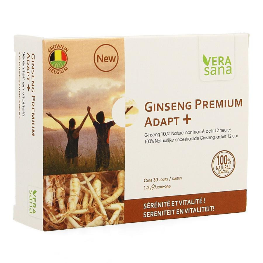 Vera sana Ginseng premium adapt 30 caps.