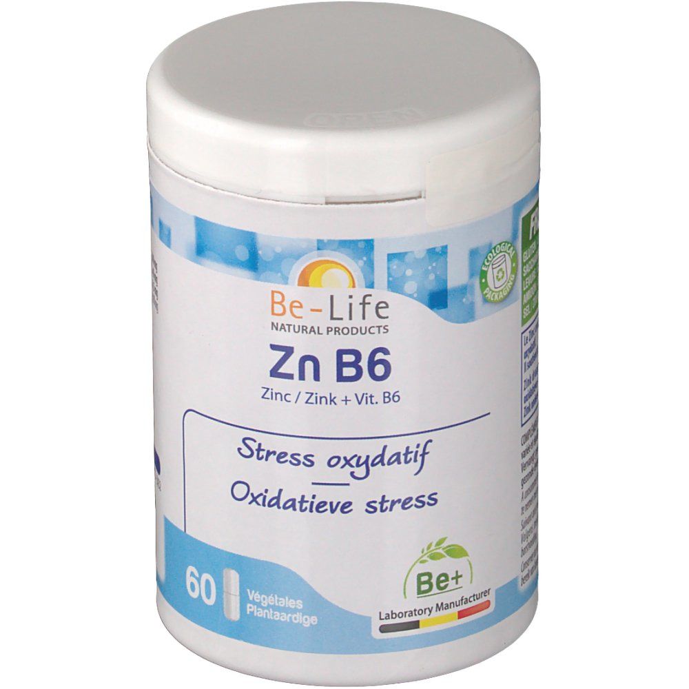 Zn B6 60 Gél. zinc et vit b6