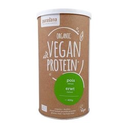 Protéine végétale de pois nature en poudre - 400 g - Purasana