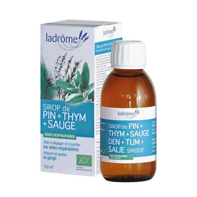 Sirop de pin + thym + sauge - 150 ml