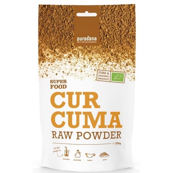 Curcuma poudre - 200 g - Purasana