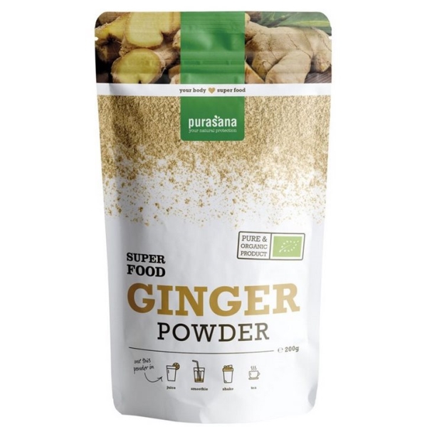Gingembre poudre - 200 g - Purasana