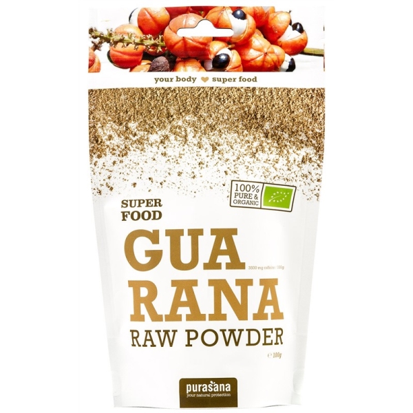Guarana en poudre - 100 g - Purasana