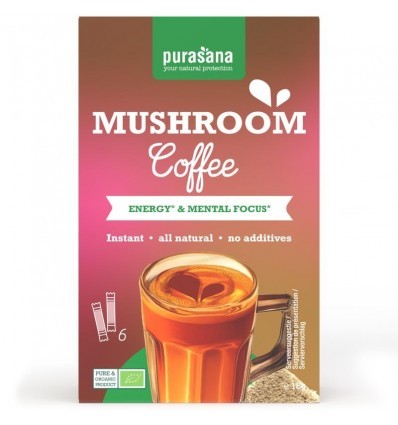 Mushroom coffee instantanné 6 x 3 g