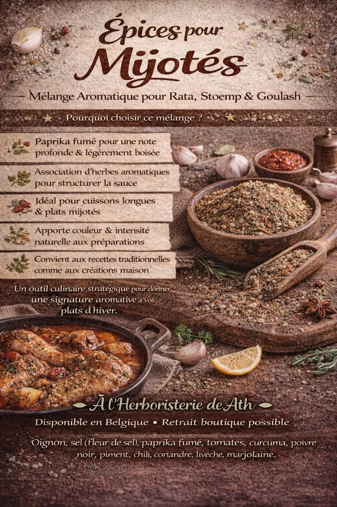 Epices pour mijotés (rata, stoemp, goulash, ...) 40g