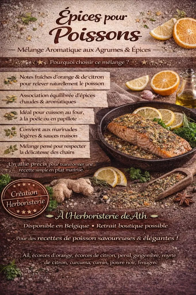 Epices pour poisson vrac