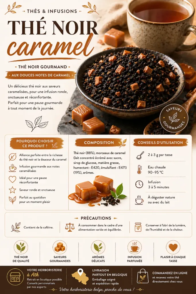 Thé noir caramel 50g