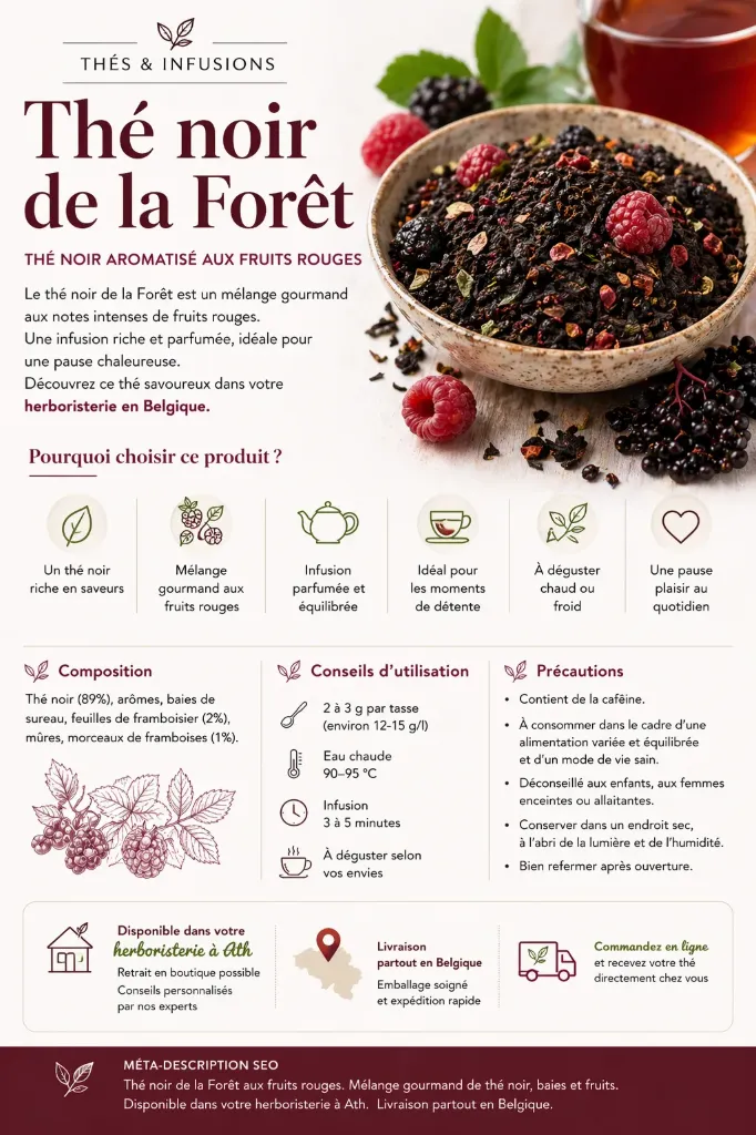 Thé noir de la forêt 50g