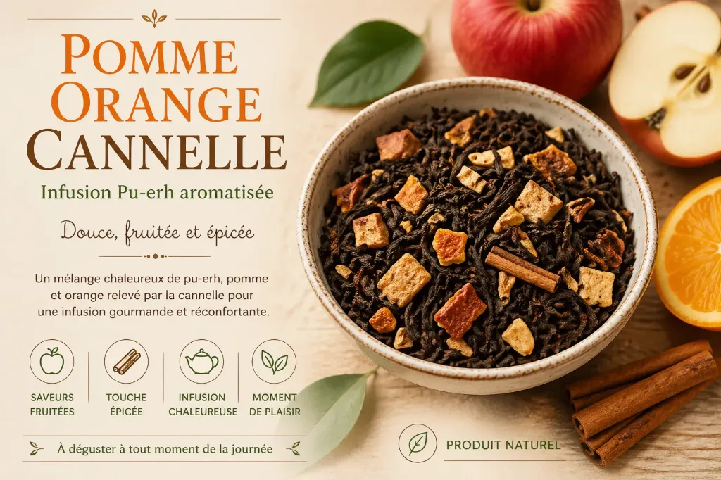 Pomme orange cannelle