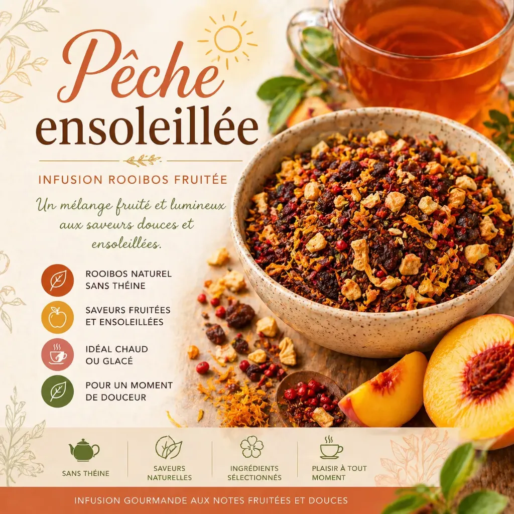 Pêche ensoleillé vrac