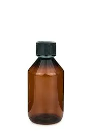 Flacon en PET brun 250ml