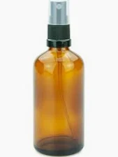 Flacon en verre ambré spray 100ml