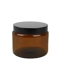 Pot crème ou baume verre ambré 30ml