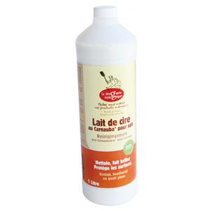 Lait de cire carnauba pour sols bio 1l