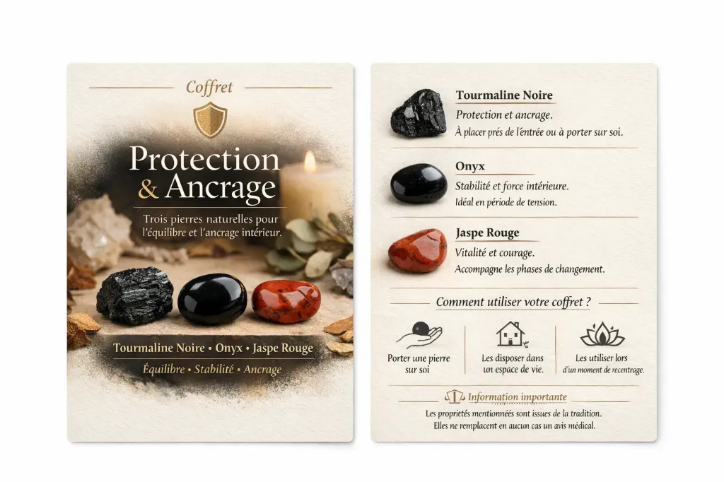 Coffret protection et ancrage