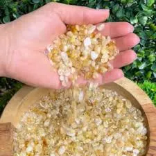 Chips citrine 50g – éclats naturels pour décoration, créations & rituels