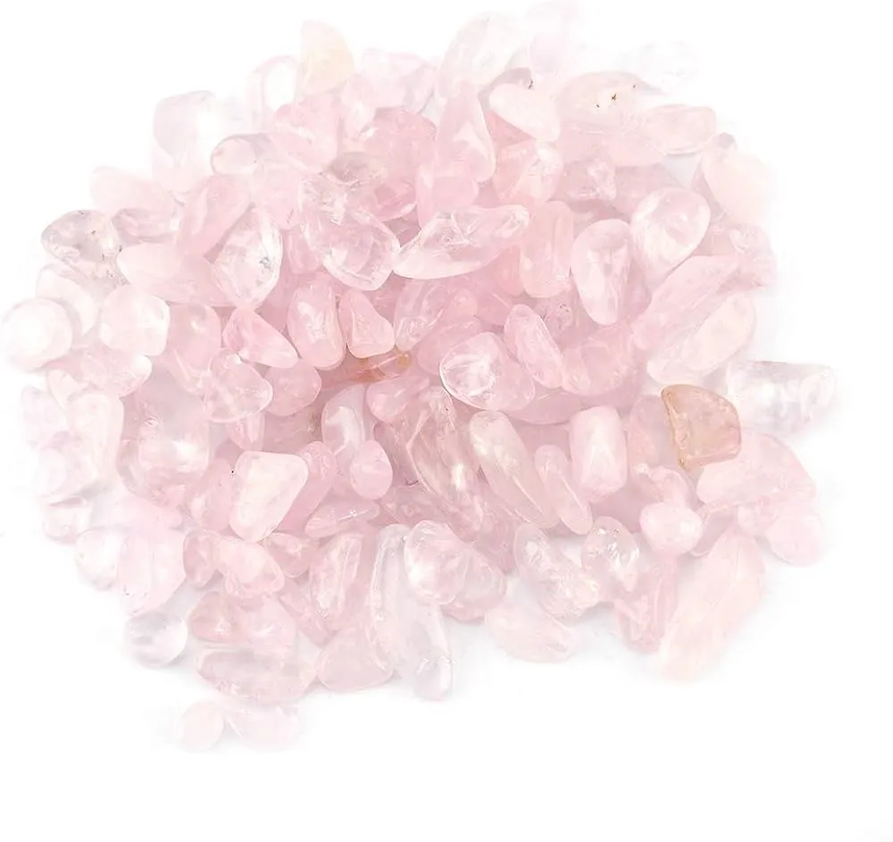 Chips quartz rose 100g – éclats naturels pour décoration, créations & rituels