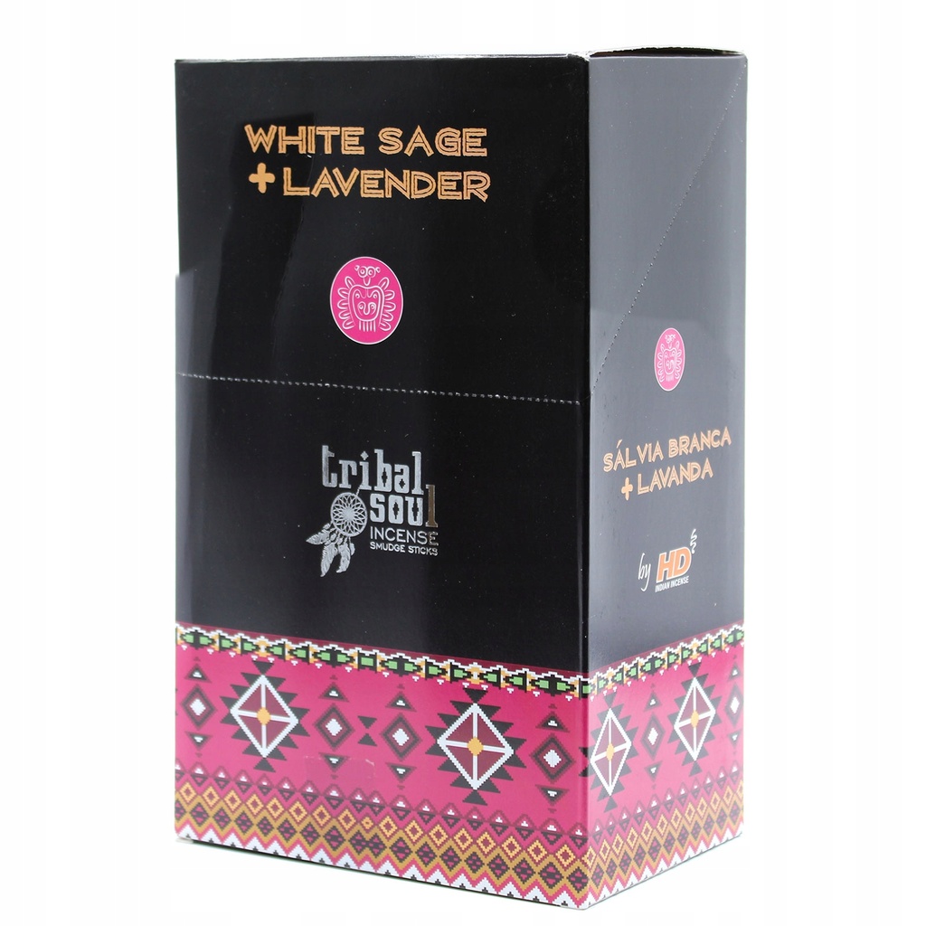 Bâtons d'Encens Tribal Soul sauge blanche et lavande