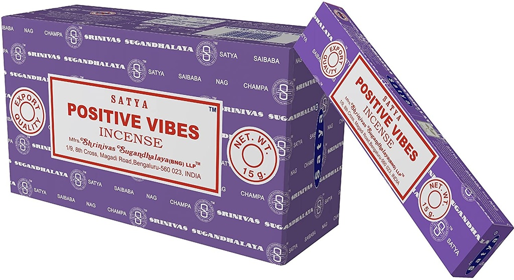 Encens SATYA 15g - Positive Vibes