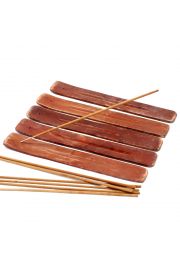 Porte encens bois  de manguier pour bâton